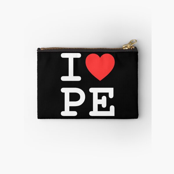 Item preview, I Heart PE white designed and sold by PELearnPlay.