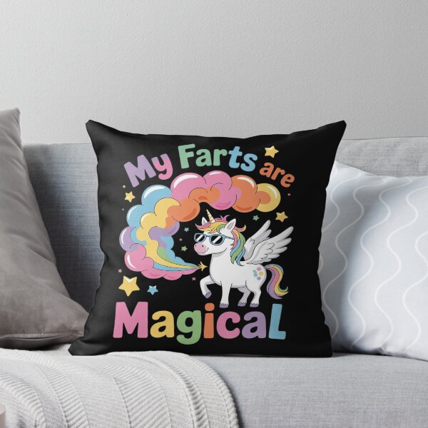 Item preview, My Farts Are Magical Farting Unicorn Rainbow Gag Squad designed and sold by VerseFarm.