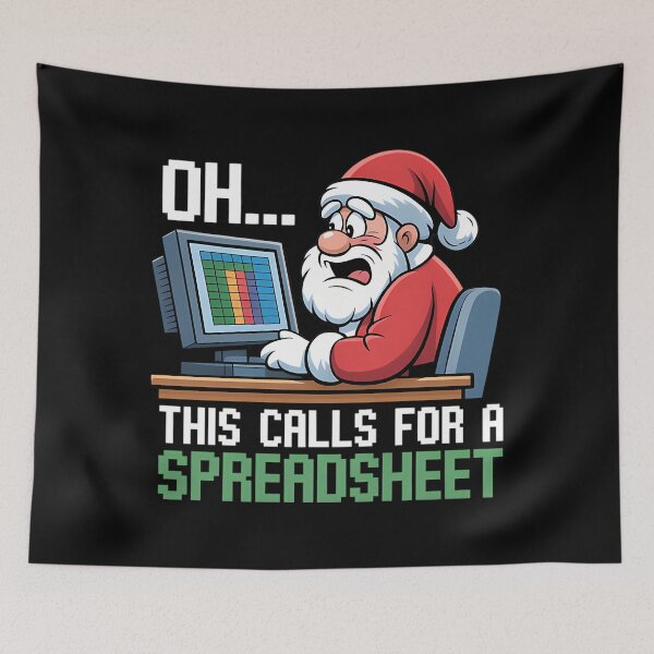 Item preview, Holiday This Calls Classic For Oh Nerd Funny Christmas Fashion Spreadsheet designed and sold by JasonCorvar.