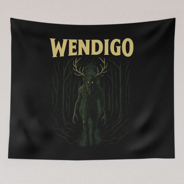 Item preview, Forest Wendigo – Creepy Mythical Monster  designed and sold by SidTastic .