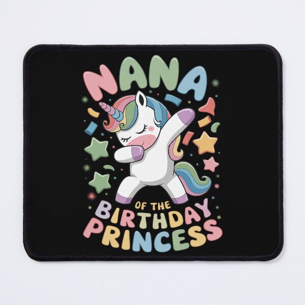 Item preview, Nana of the Birthday Princess Girl Dabbing Unicorn designed and sold by VerseFarm.