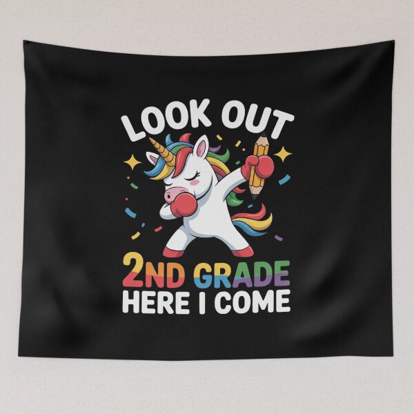 Item preview, Look Out Second Grade Here I Come Unicorn Dabbing 2nd Grader designed and sold by RsFilsingerArt.