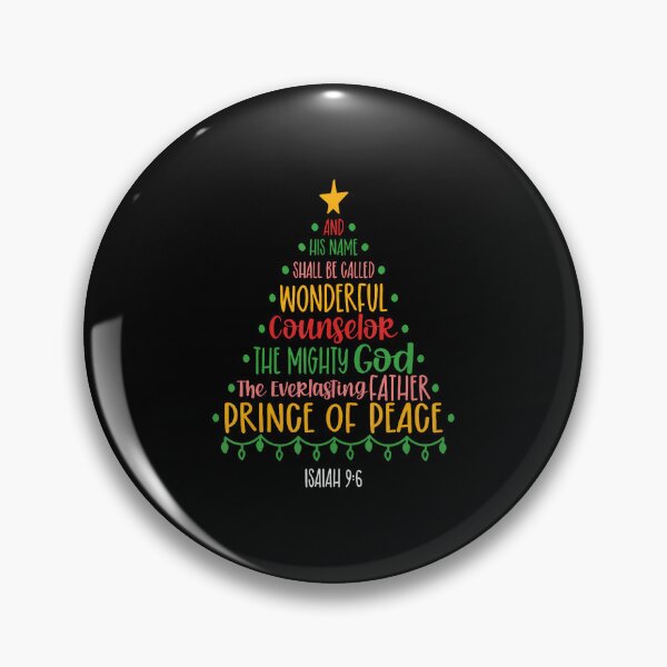 Item preview, Christian Christmas Bible Verse Names Of Jesus Tree Shaped designed and sold by JanisPenelope.