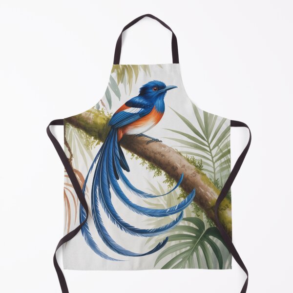 Item preview, Madagascar Nymph Bulbul Realistic watercolor art designed and sold by WILDMADADESIGN.