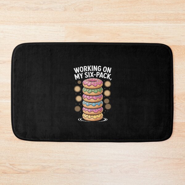Item preview, Men Working On My Six Pack Donut 6-Pack Dad Bod  designed and sold by CombatTask.