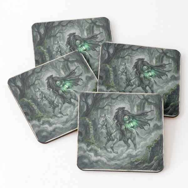 Item preview, The Headless Horseman illustration designed and sold by Vintage Designs +.