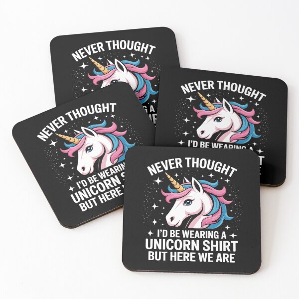 Item preview, Never Thought I'd Be Wearing A Unicorn Dad Father designed and sold by VerseFarm.