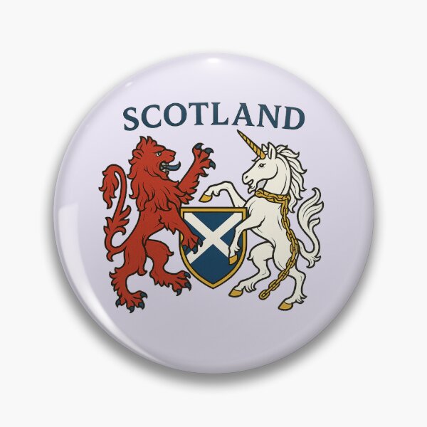 Item preview, Scottish Lion & Unicorn Crest – Scotland Emblem designed and sold by The Murcian Path.