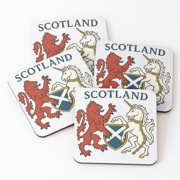 Item preview, Scottish Lion & Unicorn Crest – Scotland Emblem designed and sold by The Murcian Path.