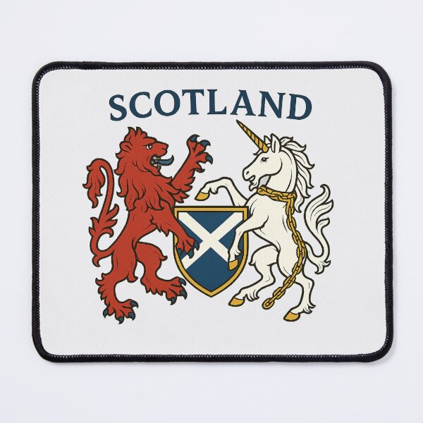 Item preview, Scottish Lion & Unicorn Crest – Scotland Emblem designed and sold by The Murcian Path.