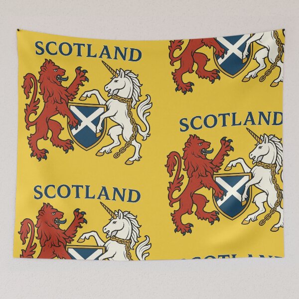 Item preview, Scottish Lion & Unicorn Crest – Scotland Emblem designed and sold by The Murcian Path.