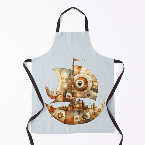 Item preview, Steampunk Mechanical Sailing Boat designed and sold by CharlottePlaceArt.