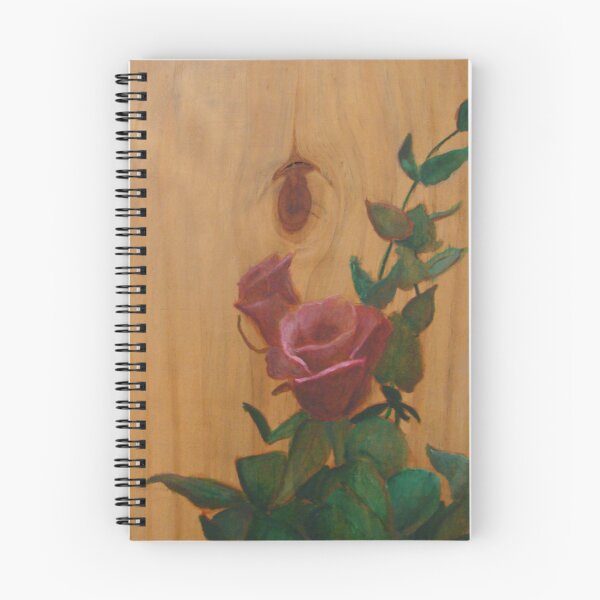 Aperçu de l'œuvre Roses sur planche de bois – Nature morte florale créée et vendue par gregorama.