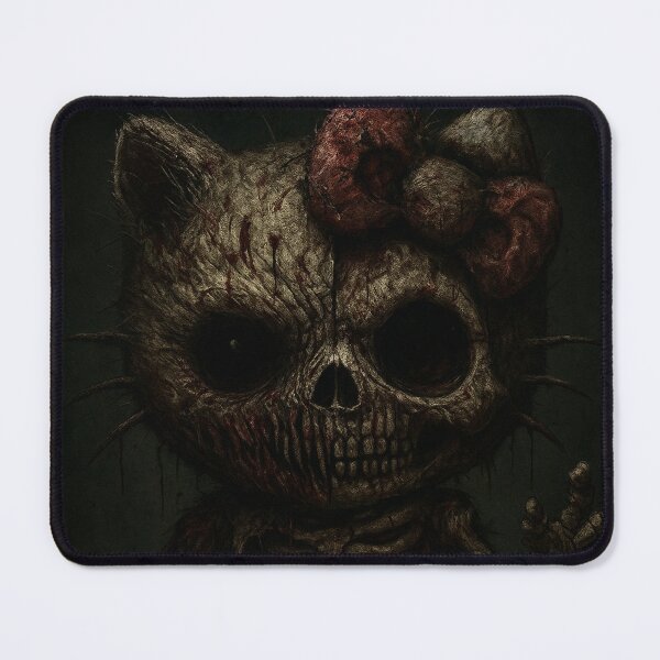 Item preview, Hello Creepy Kitten: demonic skull designed and sold by art-emissa.