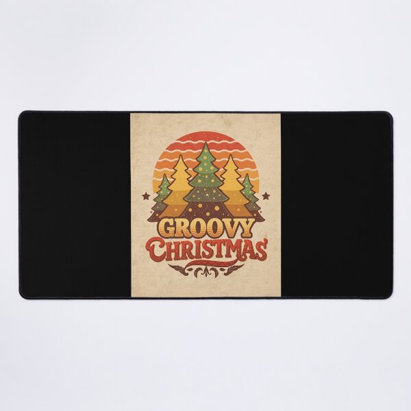 Item preview, Retro 70s Groovy Holiday Trees designed and sold by ChicTrendz.