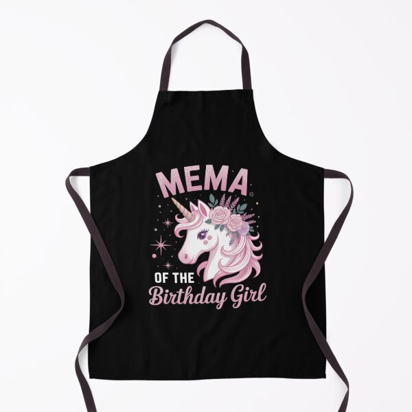Item preview, Mema Of The Birthday Girl Unicorn Flower Grandma designed and sold by RsFilsingerArt.