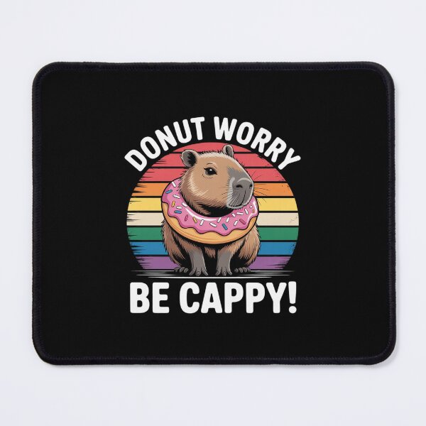 Item preview, Rodent Capybara Donut Worry Be Cappy  designed and sold by CombatTask.