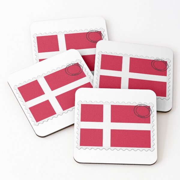 Item preview, Denmark National Flag Postage Stamp designed and sold by red-amber65.