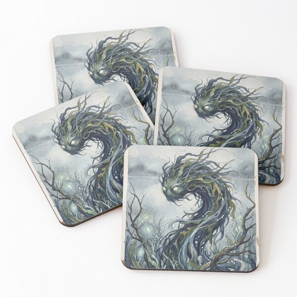 Item preview, Kelpie in a Misty Loch designed and sold by Vintage Designs +.