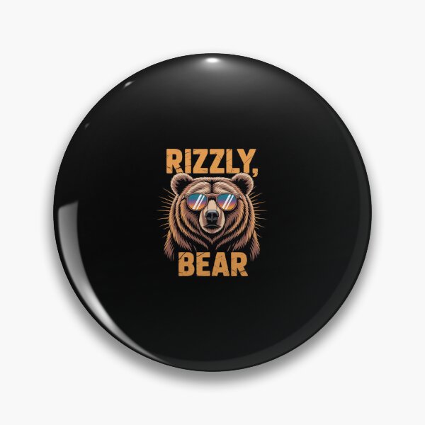 Item preview, Rizzly Bear Cool Grizzly Bear Wearing Sunglasses Meme  designed and sold by CombatTask.