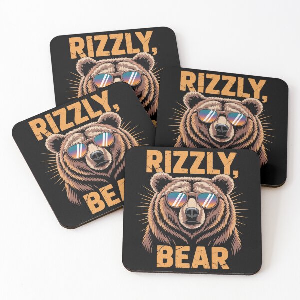 Item preview, Rizzly Bear Cool Grizzly Bear Wearing Sunglasses Meme  designed and sold by CombatTask.