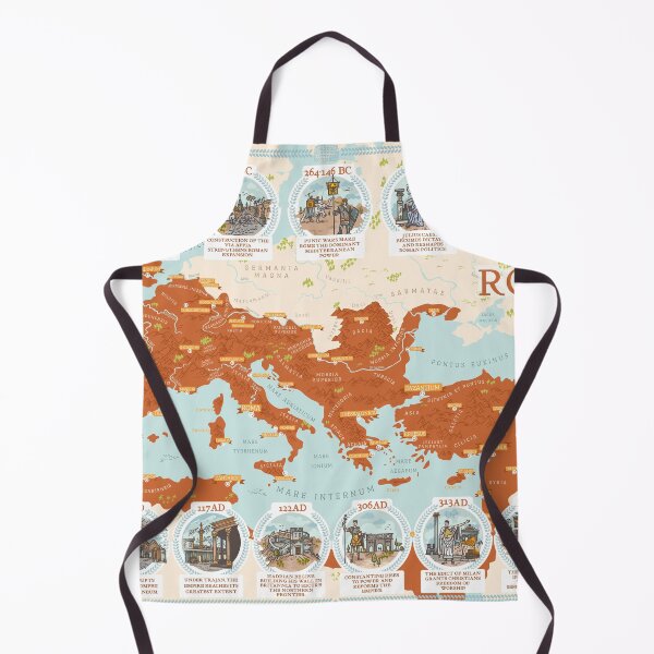 Item preview, The Roman Empire – Timeline Map & Infography designed and sold by QatlasMap Shop.
