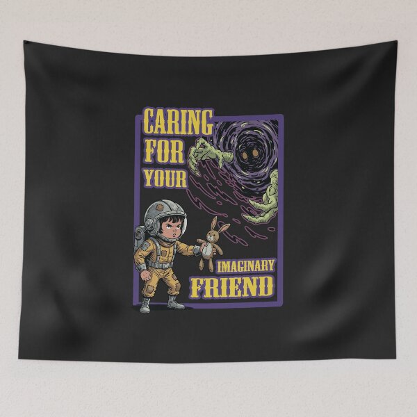 Item preview, Retro Caring for your Imaginary Friend designed and sold by Mark_ADC.