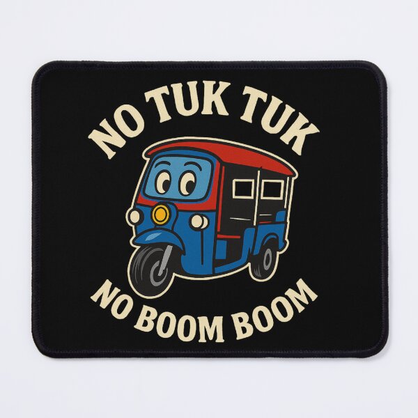 Item preview, No Tuk Tuk • No Boom Boom – Funny Thailand Tuk Tuk Design designed and sold by WildBoysShop.