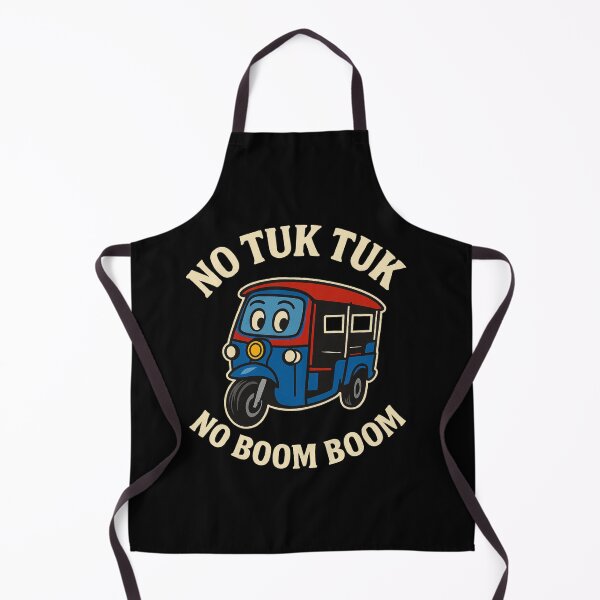 Item preview, No Tuk Tuk • No Boom Boom – Funny Thailand Tuk Tuk Design designed and sold by WildBoysShop.