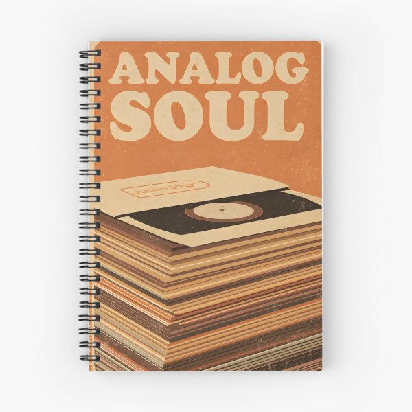 Item preview, Analog Soul Vinyl Records - 70s Retro Music Art designed and sold by ThePromptStudio.