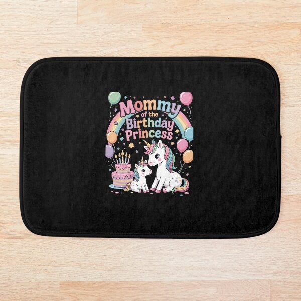 Item preview, Mommy of the Birthday Princess Unicorn Mom designed and sold by RsFilsingerArt.