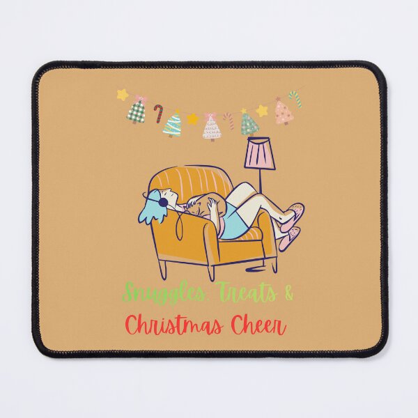 Item preview, "Snuggled in Cheer: A Cozy Christmas Moment" designed and sold by Hadiya-Bravo-Art.