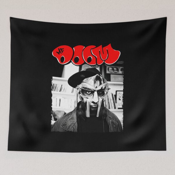 Item preview, Vintage MF Doom Fedora Mask Portrait designed and sold by daineques.