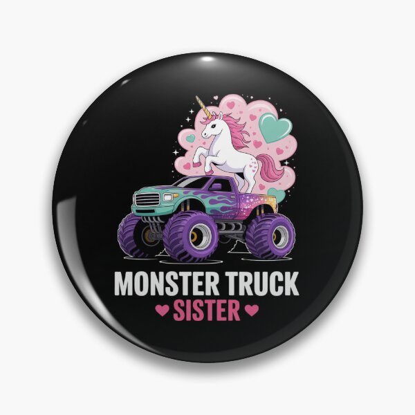 Item preview, Monster Truck Sister Unicorn Monster Truck Sisư designed and sold by RsFilsingerArt.