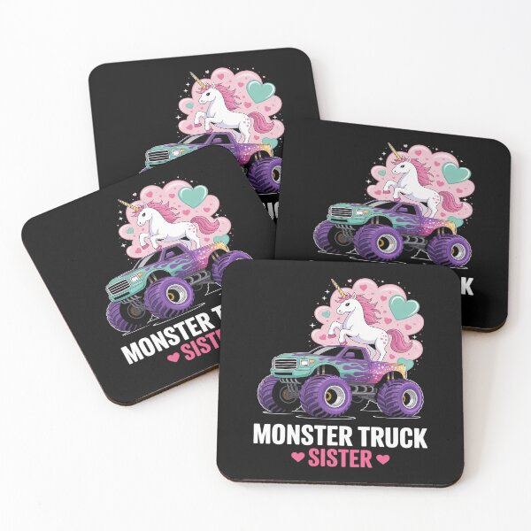 Item preview, Monster Truck Sister Unicorn Monster Truck Sisư designed and sold by RsFilsingerArt.