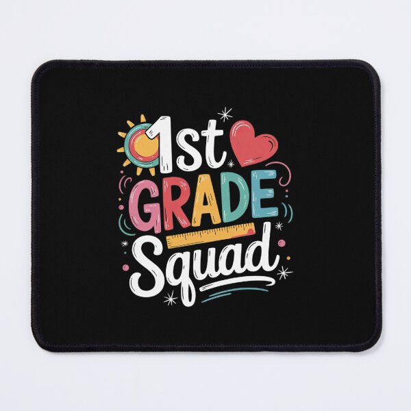 Item preview, 1st First Grade Squad Student Teacher Back To School designed and sold by CombatTask.