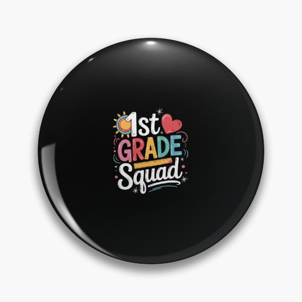 Item preview, 1st First Grade Squad Student Teacher Back To School  designed and sold by CombatTask.