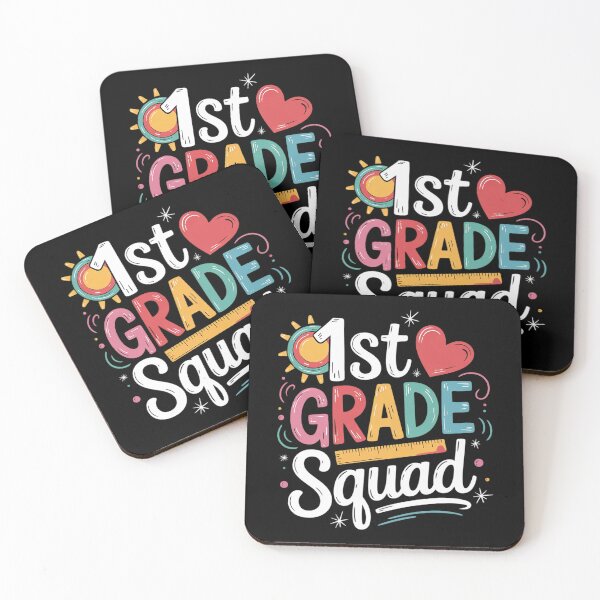 Item preview, 1st First Grade Squad Student Teacher Back To School  designed and sold by CombatTask.