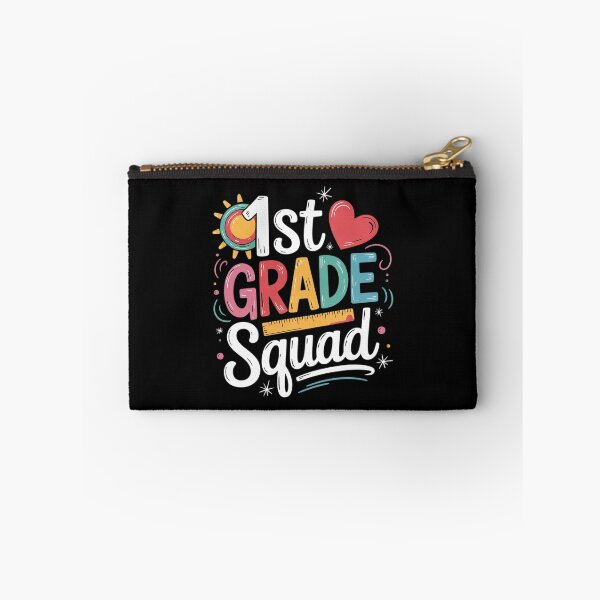 Item preview, 1st First Grade Squad Student Teacher Back To School  designed and sold by CombatTask.