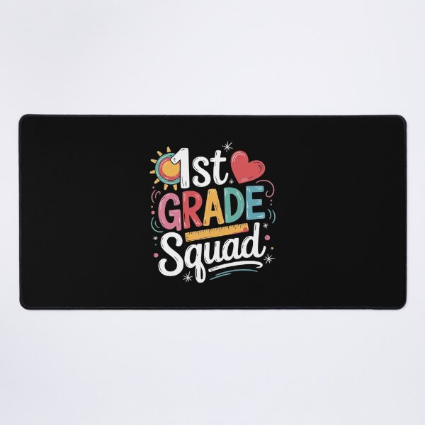 Item preview, 1st First Grade Squad Student Teacher Back To School designed and sold by CombatTask.