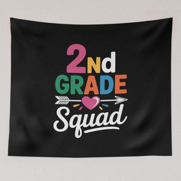 Item preview, 2nd Grade Squad Second Teacher Student Team Back To School  designed and sold by CombatTask.