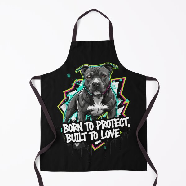 Item preview, Street Art Staffy: Born to Protect, Built to Love - Graffiti Dog designed and sold by ReptiWorks.