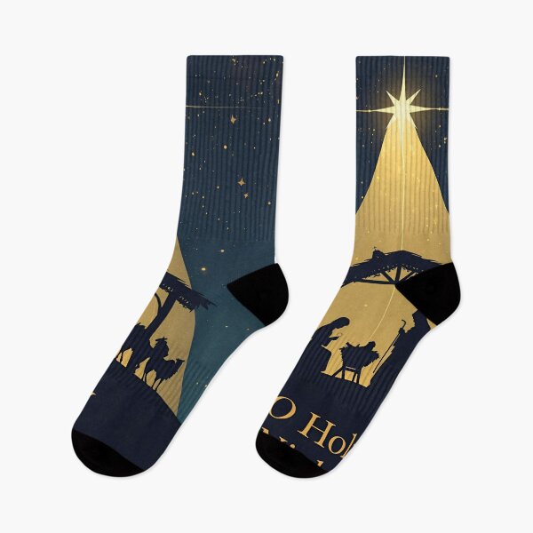 Item preview, Midnight Nativity Silhouette Art designed and sold by ChicTrendz.