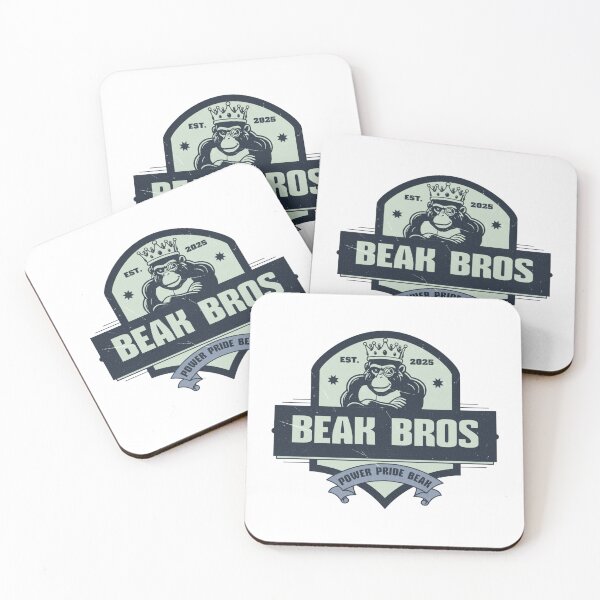 Item preview, Logotipo del gimnasio Beak Bros | Diseño de mono coronado de Power Pride Beak designed and sold by BeakBros.