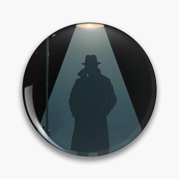 Item preview, Mysterious Noir Detective in Fog designed and sold by SoulenCify.