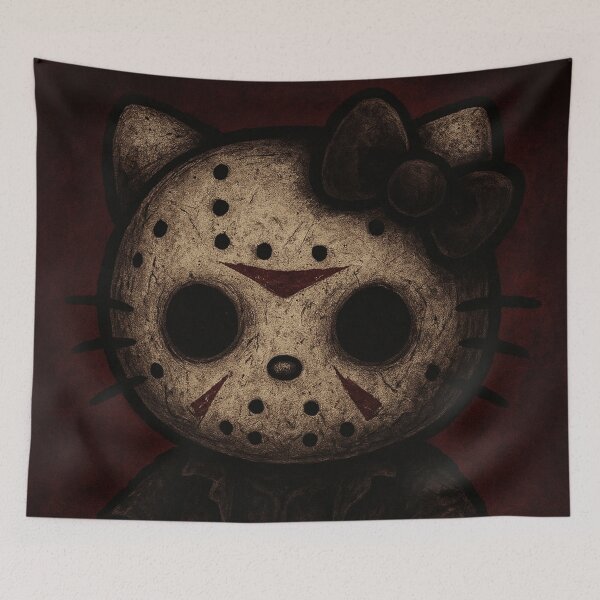 Item preview, Hello Creepy Kitty: The Mask of the Cursed Lake designed and sold by art-emissa.