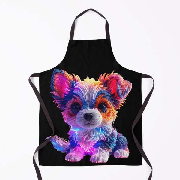 Item preview, Neon Rainbow Puppy with Electric Glow t-shirt designed and sold by Alicjareign.