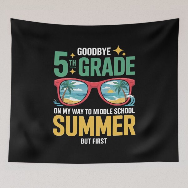 Item preview, 5th Grade Way To Middle School Grade First Summer Graduation  designed and sold by CombatTask.