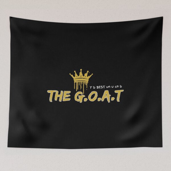 Item preview, The GOAT Y b Best vn u cn b D Greatest Of All Time designed and sold by rebuZZ-Apparels-The Minimalistic Buzz.