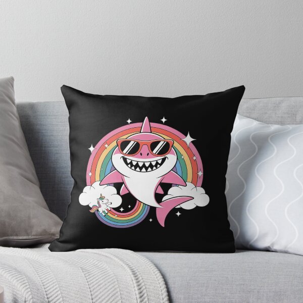 Item preview, Pink Shark For Girls Kids Summer Vacation Unicorn designed and sold by VerseFarm.